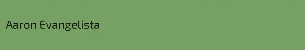 Aaron Evangelista